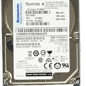 81Y9650  81Y9651  81Y3805 IBM - Hard drive - 900 GB - hot-swap - 2.5" SFF - SAS-2 - 10000 rpm - for System x32XX M3; x3400 M3; x35XX M3; x3690 X5; x36XX M3 x3850 X5  x3950 X5 - Usado Garantia