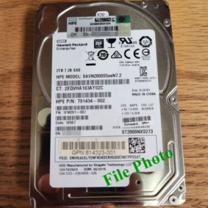 Disco HP 2TB 7.2K 2.5 SAS  SFF  791434-002 Retirado de Equipo Uso