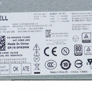 Fuente Dell Optiplex 3020 7020 9020 SFF PSU 255W  NT1XP V9MVK FN3MN - Retirado de equipo en Uso