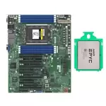 AMD EPYC 7402 CPU + Supermicro H12SSL-i Motherboard , 24 Cores 2,8 GHz~3,35 GHz