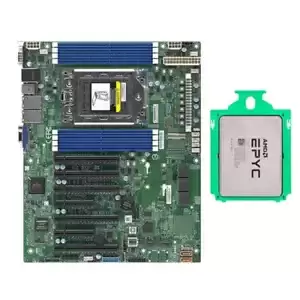 AMD EPYC 7402 CPU + Supermicro H12SSL-i Motherboard , 24 Cores 2,8 GHz~3,35 GHz