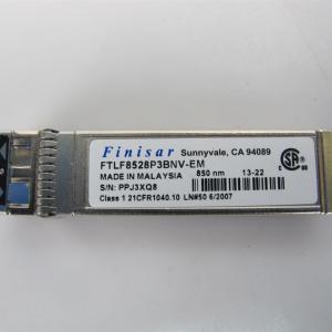 Finisar FTLF8528P3BNV-EM 8Gb 850nm Optical SFP+ Transceiver GBIC- Usado