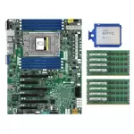 AMD EPYC 7371 CPU 16 Cores Up to 3.8GHz + Supermicro H11SSL-i + 8x 8GB 2133P RAM