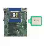 Supermicro H12SSL-i Motherboard + AMD EPYC 7542 CPU 32 Cores 2,9 GHz~3,4 GHz