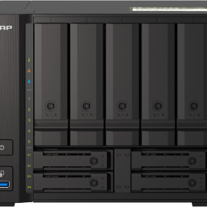 QNAP TS-h973AX-32G QuTS Hero NAS de 9 bahias con conectividad de 10GbE/2.5GbE - NO incluye discos  - Caja  Abierta