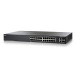 Switch SG200-26  24 x 10/100/1000 Ethernet ports + 2 x combo mini-GBIC ports Caja  Abierta   garantia  12  Meses