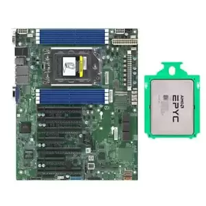 Supermicro H12SSL-i Motherboard?AMD EPYC 7282 CPU 16 Cores 2.8GHz-3.2GHz
