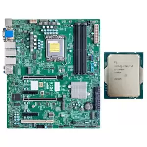 SuperMicro X13SAE-F LGA-1700 INTEL W680 core i7-13700K 16C/24T CPU motherboard