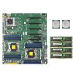 Supermicro X10DRG-Q Motherboard+2XE5-2687wV3 20Core 3.1G-3.5G+4XDDR4 32G 2400MHz