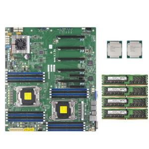Supermicro X10DRG-Q Motherboard+2XE5-2687wV3 20Core 3.1G-3.5G+4XDDR4 32G 2400MHz